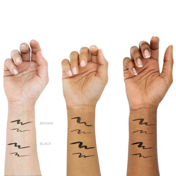 NIB ✅STILA #DARK BROWN Stay All Day Dual-Ended Waterproof Liquid Eye Liner ✨NIB - Picture 8 of 9